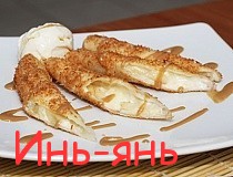 Спринг ролл с бананом