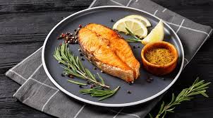 стейк из семги.