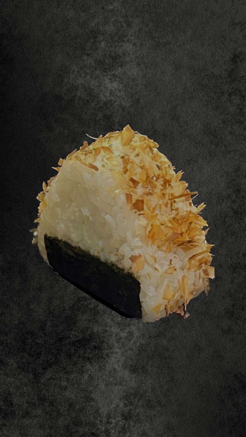 Онигири сяке терияке